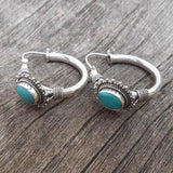 Pendientes Retro Turquesa Chic