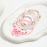 Conjunto de Pulseras de Amor Perla y Lazo