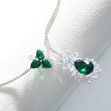 Collar Vintage de Flor Esmeralda