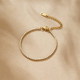 Pulsera de Tenis Cordelia Gold