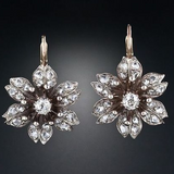 Pendientes Vintage Flor de Cristal