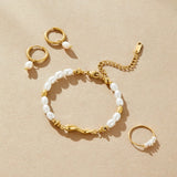 Pulsera de perlas de agua dulce Lov
