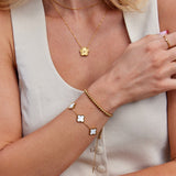 Nila Gold Pearl Bracelet
