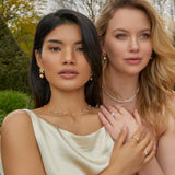 Collar de Perlas Doradas Reine