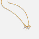 Collar de Hoja de Cristal Omelia