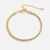 Chic Twisted Gold Bracelet