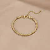 Chic Twisted Gold Bracelet